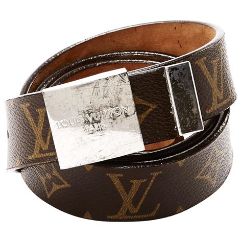 louis vuitton belt pre owned|louis vuitton belt cheap real.